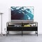 Rustic Oak TV Stand with Charging Station, Fits Up to 50 Inch TVs, Storage Drawers & Open Shelves